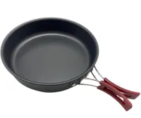 Туристический кухонный набор посуды Camping cooking AL-600 на 15 предметов чайник 3 кастрюли сковорода и кухонные принадлежности в чехле для кемпинга