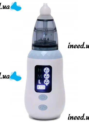 Children's rechargeable Nasal Aspirator Vancocon VA-162 USB with nozzles for a child, Electric nozzle for newborns and small children
