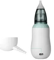 Children's rechargeable Nasal Aspirator Vancocon VA-162 USB with nozzles for a child, Electric nozzle for newborns and small children