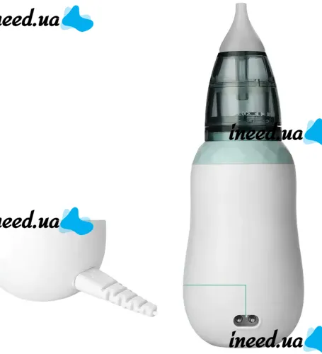 Children's rechargeable Nasal Aspirator Vancocon VA-162 USB with nozzles for a child, Electric nozzle for newborns and small children