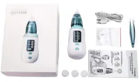 Children's rechargeable Nasal Aspirator Vancocon VA-162 USB with nozzles for a child, Electric nozzle for newborns and small children