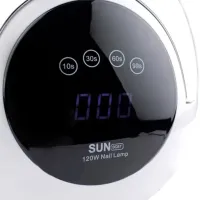 Профессиональная УФ лампа SUN Boost BQ-5T 120W для маникюра и педикюра 120W, Аппарат LED UV для полимеризации и сушки гель лака для ногтей Сан BQ5T Белая