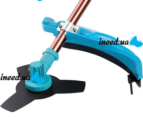 Бензиновая газонокосилка Krafftec КRА-6500 с двухтактным двигателем для покоса травы и кустов, Бензиновый триммер 6.5 кВт для стрижки сада и газона