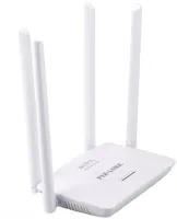 Wireless Wi-Fi Router 300 Mbps Pix-link Router LV-WR08, WIFI Router up to 300 Mb/s with 4 External Antennas and 4 ports White