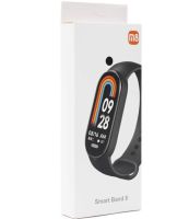 Фитнес браслет Xiaomi Mi Band M8 FitPro с шагомером, измерением давления и пульса, Спортивные смарт часы на руку Сяоми Smart Watch М8 Черные