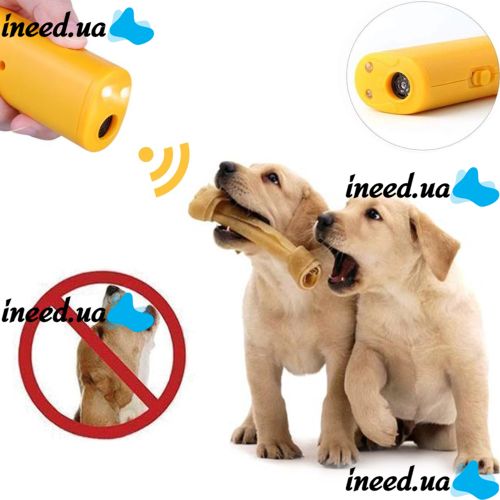 Powerful Ultrasonic Dog Repeller Super Ultrasonic AD-100, A repeller with the function of training and protection from dogs with a flashlight Super Ultrasonic