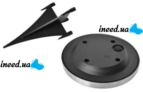 Уличный садовый LED светильник на солнечной батарее Solar Disk Lights, Универсальная подсветка в сад IP65, Грунтовой светодиодный фонарь со штыком