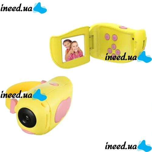 Детская видеокамера Smart Kids Video Camera DV-A100, Цифровая мини камера Птичка с фото видео съёмкой, Фотоаппарат 2" с творческой студией и играми