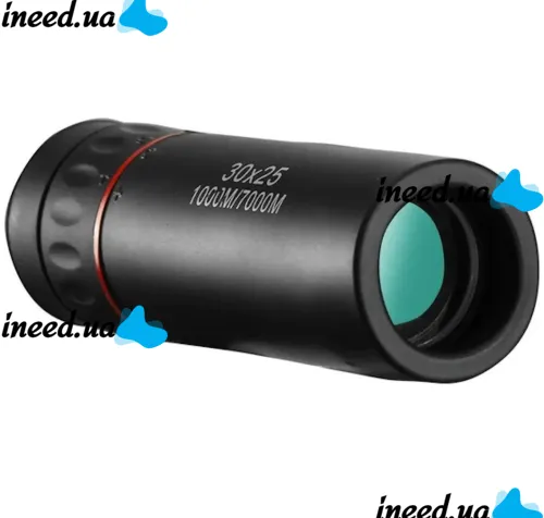 Ручной мини монокуляр телескоп Telescope RIAS 30x25 1000м/7000м с 7 кратным увеличением, Монокль высокой четкости для кемпинга и походов с чехлом