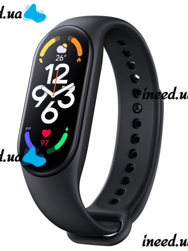 Фитнес браслет Smart Band M7 black Xiaomi Mi Band 7 FitPro цветной М7 шагомер, измерение давления и пульса черные, смарт часы, smart watch