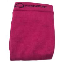Поддерживающие компрессионные гетры Copper Fit Calf Compression Sleeves, Облегающие гольфы с фиксацией икр, Бандаж для поддержки голени Розовые