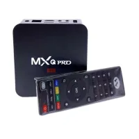 Смарт приставка для телевизора с пультом Ultra MXQ PRO 4K 1GB/8GB, Медиаплеер Android 7.1, Цифровая ТВ приставка со встроенным WiFi модулем Черная
