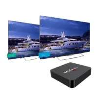 Смарт приставка для телевизора с пультом Ultra MXQ PRO 4K 1GB/8GB, Медиаплеер Android 7.1, Цифровая ТВ приставка со встроенным WiFi модулем Черная