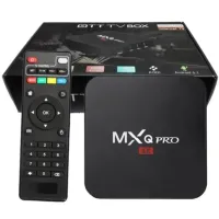 Смарт приставка для телевизора с пультом Ultra MXQ PRO 4K 1GB/8GB, Медиаплеер Android 7.1, Цифровая ТВ приставка со встроенным WiFi модулем Черная