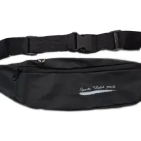 Спортивная сумка для бега на пояс Sport Bag, Поясная сумка бананка для занятий спортом и фитнесом с выходом для наушников