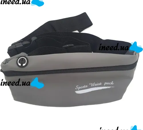 Спортивная сумка для бега на пояс Sport Bag, Поясная сумка бананка для занятий спортом и фитнесом с выходом для наушников