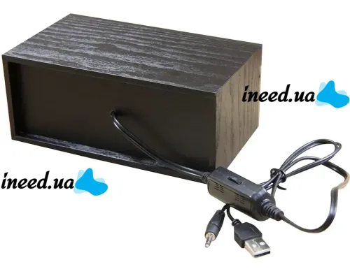 Универсальная компьютерная USB колонка Robot RS130 Desktop 5W, Универсальные колонки динамики для компьютера и ноутбука, Акустика для ПК 90172 Черная