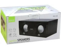 Универсальная компьютерная USB колонка Robot RS130 Desktop 5W, Универсальные колонки динамики для компьютера и ноутбука, Акустика для ПК 90172 Черная