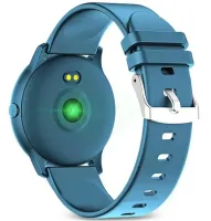 Наручные Смарт часы Smart Watch KW19 Blue 44mm c измерением давления и фитнес трекером Умные Bluetooth часы с тонометром и пульсометром Синие