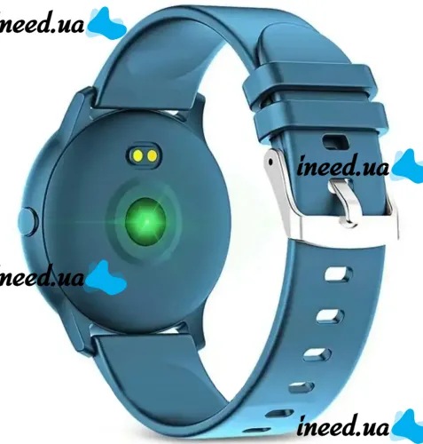 Наручные Смарт часы Smart Watch KW19 Blue 44mm c измерением давления и фитнес трекером Умные Bluetooth часы с тонометром и пульсометром Синие