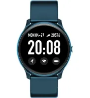 Наручные Смарт часы Smart Watch KW19 Blue 44mm c измерением давления и фитнес трекером Умные Bluetooth часы с тонометром и пульсометром Синие