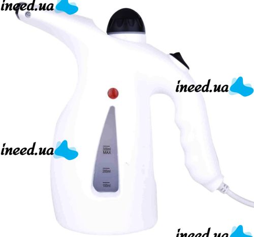 Вертикальный ручной паровой отпариватель 4в1 Facial Steamer RZ-608 750 Вт для одежды с 2 насадками Парогенератор, Паровой утюг пароочиститель от сети