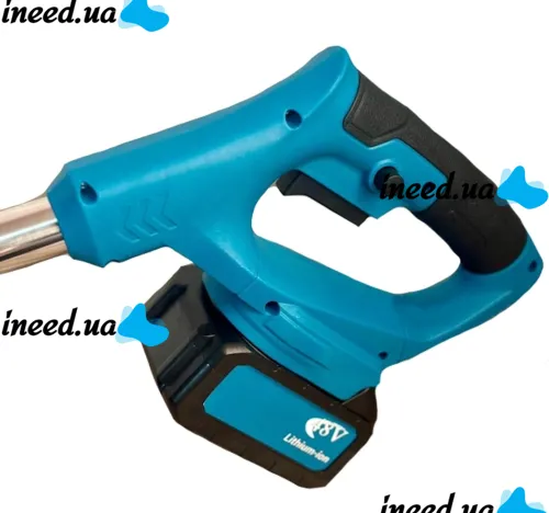 Rechargeable lawnmower trimmer Makita UR120DWAE 48V 4Ah with wheels for mowing grass and bushes, Wireless Mower Makita for lawn mowing