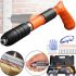 Pneumatic nail gun stapler The ceiling artifact SG-7301 for hammering nails and buttons, Manual nail gun AND-8 for home
