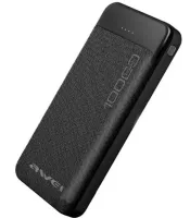 Зарядное устройство УМБ Power Bank Awei P37K 10000 mAh 2xUSB, Портативная батарея повербанк Внешний аккумулятор зарядка с индикаторами для телефона