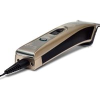 Беспроводная аккумуляторная машинка Gemei GM-657 3W для стрижки волос, Аккумуляторный триммер бритва для окантовки бороды и усов Gemmy Золотистый