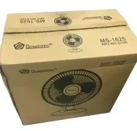 Настольный вентилятор Domotec MS-1625 White Fan 3 режима диаметр 30 см, Комнатный компактный электровентилятор Домотек MS1625 30 Вт от сети Белый