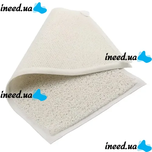Антискользящий коврик для ванной комнаты на присосках Aqua Rug 29,5*17,25 см, Нескользящий впитываюющий коврик в ванную с присосками ( Аква Раг )