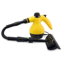 Ручной бытовой пароочиститель V-MART T-005 1200Вт, Портативный парогенератор DF-A001 высокой температуры и высокого давления 220 В для дома Желтый