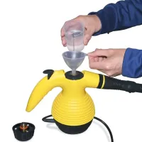 Ручной бытовой пароочиститель V-MART T-005 1200Вт, Портативный парогенератор DF-A001 высокой температуры и высокого давления 220 В для дома Желтый