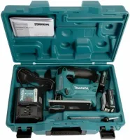 Makita JV101DZ 12V 2AH Cordless Electric Jigsaw for Curly Wood Cutting with 2 Batteries, Wireless Electric Jigsaw for Makita in a case