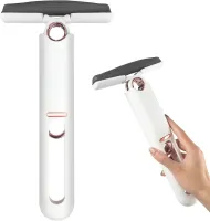 Multifunctional Mini Mop Mini Mop LY-305 with Auto Spin for Window Cleaning and Dust Removal, Mini Mop for Home with Additional Sponges White