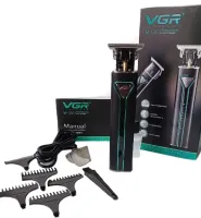 Беспроводная аккумуляторная окантовочная машинка VGR V-009 для стрижки волос, Аккумуляторный мужской триммер бритва для окантовки бороды и усов 5W