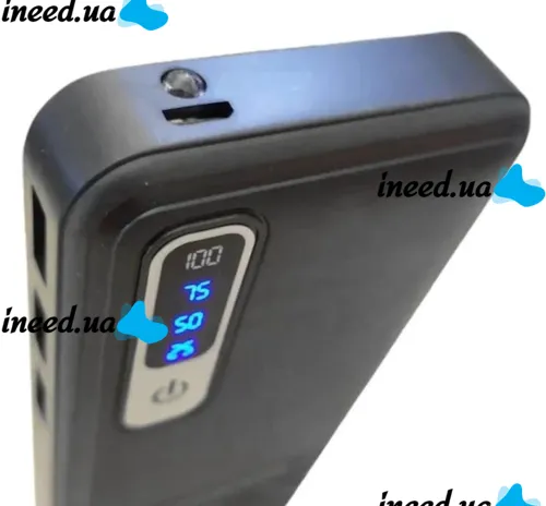 Зарядний пристрій УМБ Power Bank Smart Tech UN-3103 20000 mAh 2xUSB, Портативна батарея повербанк зовнішній акумулятор зарядка телефону з ліхтариком