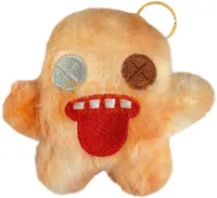 Дитяча плюшева іграшка брелок Fuggler Wide Eyed Weirdo 13 см, М'яка фігурка монстрик сюрприз Фуглер FuggGlow з брелоком для сумки для дітей
