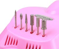 Фрезер для маникюра и педикюра Beauty Nail DM-202 35000 об/мин аппарат для обработки ногтей с насадками 6 в 1 маникюрный аппаратный набор с фрезами