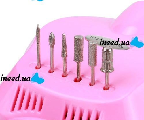 Фрезер для маникюра и педикюра Beauty Nail DM-202 35000 об/мин аппарат для обработки ногтей с насадками 6 в 1 маникюрный аппаратный набор с фрезами