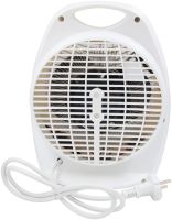 Електричний тепловентилятор Domotec MS - 5901 дуйка з 3 режиму терморегуляції і ручкою, підлоговий обігрівач для будинку на 22 кв. м. 2000W Білий