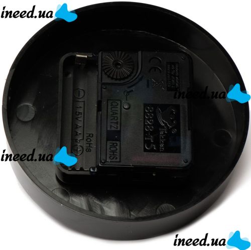 Настенные 3D часы Diy Clock XZ127 Black Сделай сам 70-150 см большие бесшумные самоклеящиеся 3Д часы объёмные цифры на стену для дома, офиса Черные