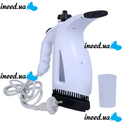 Вертикальный ручной паровой отпариватель 4в1 Facial Steamer RZ-608 750 Вт для одежды с 2 насадками Парогенератор, Паровой утюг пароочиститель от сети