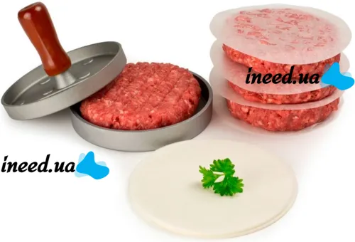 МЕТАЛ форма для гамбургерів GRILLand Burger patties Maker, універсальний ручний прес для гамбургера і котлет Burger Press 11. 8х9 см