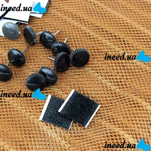 Антимоскитная сетка на магнитах Magic Mesh Brown 90Х210 см раздвижная магнитная москитная штора от насекомых и мух на дверь Коричневая Меджик Меш