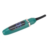 Аккумуляторные щипцы для горячей завивки ресниц Eyelash Curler XL-271, с подогревом, Электрическая кисточка плойка с дисплеем зарядка через USB