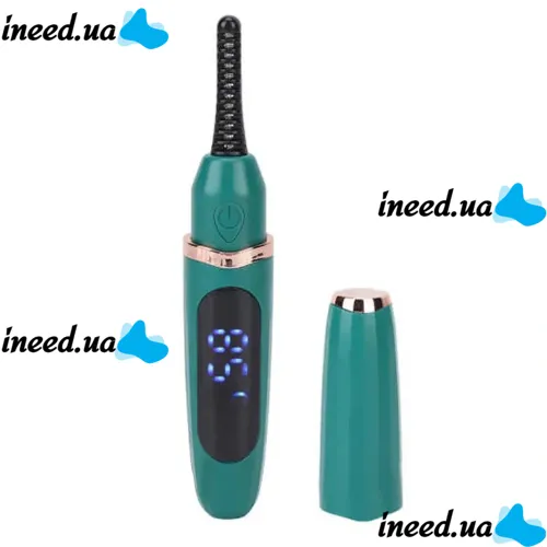 Аккумуляторные щипцы для горячей завивки ресниц Eyelash Curler XL-271, с подогревом, Электрическая кисточка плойка с дисплеем зарядка через USB