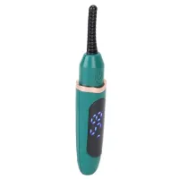 Аккумуляторные щипцы для горячей завивки ресниц Eyelash Curler XL-271, с подогревом, Электрическая кисточка плойка с дисплеем зарядка через USB