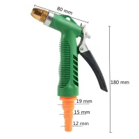 Tornador high pressure water spray gun for car wash with adjustable pressure for hose, Sprayer for car cleaning Green